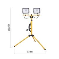 LED reflector, portable, 50 W (430 W), neutral white (4)