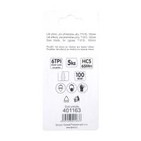 TOPTRADE jigsaw spare blade, 5 pcs/set, T101D, 100 mm, wood (5)
