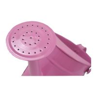 TOPTRADE children garden tool - metal watering can, pink colour, 1,6L (8)