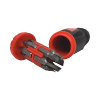 TOPTRADE ratchet screwdriver, with bits, set of 13 pcs (9)