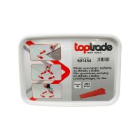 TOPTRADE leveling retaining wedge,  for tiling and paving / 350 pcs (1)