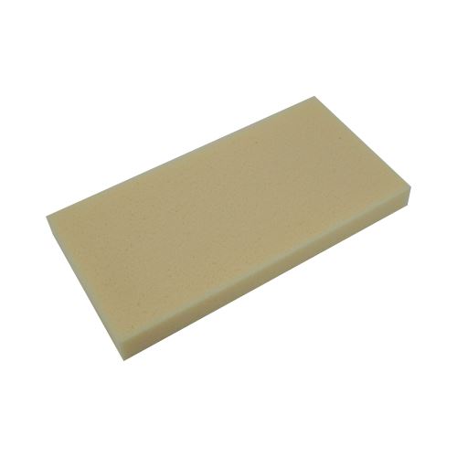 TOPTRADE spare surface, cut sea sponge, extra, 280 x 140 x 30 mm