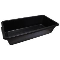 mason tub, plast, rectangular, 90l