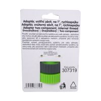 TOPTRADE two-component adapter, internal thread, for 1", quick coupling 3/4" x 1" (1)