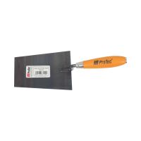 ProTec steel mason trowel, black, 180 x 130 mm, Profi (2)