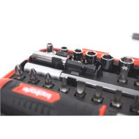 TOPTRADE ratchet screwdriver + "T" screwdriver, with bits and heads, set of 29 pcs (5)