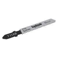 TOPTRADE jigsaw spare blade, 5 pcs/set, T118B, 76 mm, metal (2)
