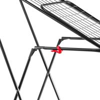 clothes drying rack, foldable MAX black line, 18 m (2)
