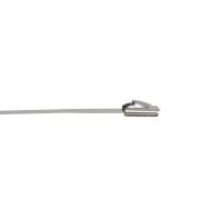 TOPTRADE tightening strap, stainless steel, 50 pcs, 4.6 x 250 mm (2)