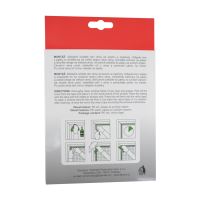 TOPTRADE insect screen PE, white, 2psc, 2200 x 650 mm (2)