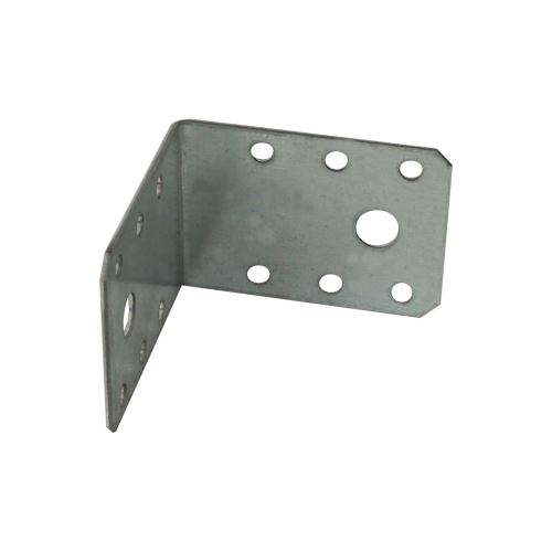 TOPTRADE connecting angle, without recess, 90°, 77 x 55 x 2 mm, galvanized