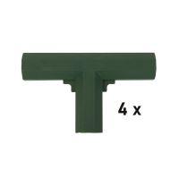 TOPTRADE plastic clip, for garden poles, 5 types, O 16 mm, set of 20 pcs. (2)