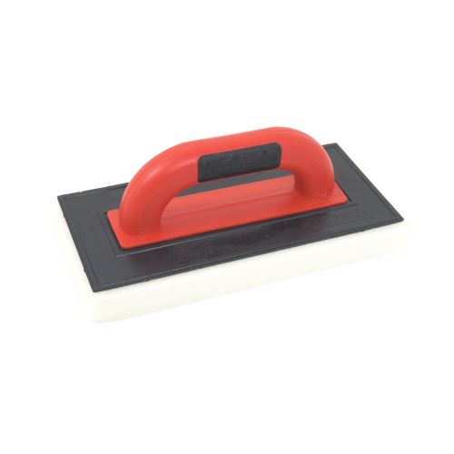 TOPTRADE ABS trowel, soft foam, cut, PROFESSIONAL, 280x140x30mm
