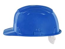 construction safety helmet, blue