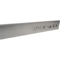 ProTec ALU leveling scraper, 2 vials, 2000 mm (7)
