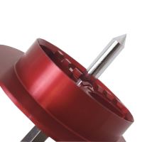 TOPTRADE ALU cutter, for polystyrene, cotton wool, dia. 65 mm (8)