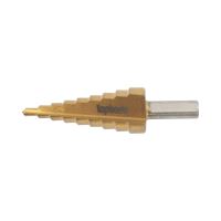 TOPTRADE step drill, HSS, for metal, 4 – 20 mm, 9 steps (3)