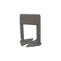 TOPTRADE leveling retaining clip, th. 2mm, leveling height 12 - 23mm / 100pcs (6)