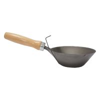 TOPTRADE mason´s ladle with handle ,steel ,O 180 mm