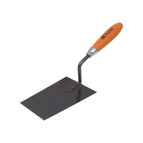ProTec steel mason trowel, black, 160 x 110 mm (1)