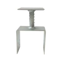 TOPTRADE anchor foot for screws, 100 x 90 mm, galvanized (6)