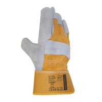 gloves DINGO, leather, reinforced, profi, size 11