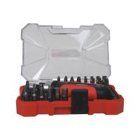 TOPTRADE ratchet screwdriver, with bits, set of 29 pcs (6)