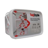 TOPTRADE leveling clip, retaining clip, thickness 1,5 mm, leveling height 3 - 12 mm/600pc (1)