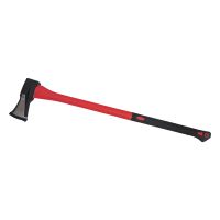 TOPTRADE splitting axe, with wedge, fiberglass handle, 2000g