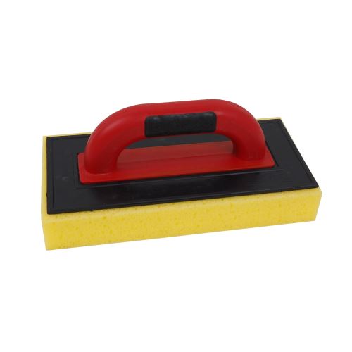 TOPTRADE ABS trowel, sea sponge, PROFESSIONAL, 280 x 140 x 40 mm