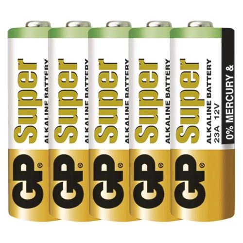 batteries GP Alkaline , special, GP 23AE, blister 5 pcs, capacity of 55 mAh, 12 V