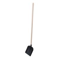 TOPTRADE standard shovel, black, straight shaft