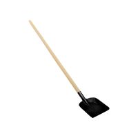 TOPTRADE narrow shovel, hammer finish, straight shaft