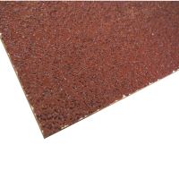 TOPTRADE abrasive trowel, PROFESSIONAL, with paper, 400x200 mm, granularity 16