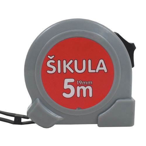 TOPTRADE tape measure, „ŠIKULA“, single brake, 19 mm x 5 m