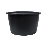 TOPTRADE mason tub, plastic, rounded, 45l