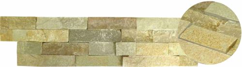 natural stone, raw, light gray, packaging 0,63 m2, 150 x 600 x 15 -25 mm