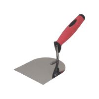 TOPTRADE stainless steel trowel, plastering, 120x100mm