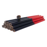 carpenters pencil, red-blue, in tube, 50 pcs/set, 180 mm