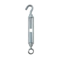 turnbuckle with eye and hook, galvanized, 8mm