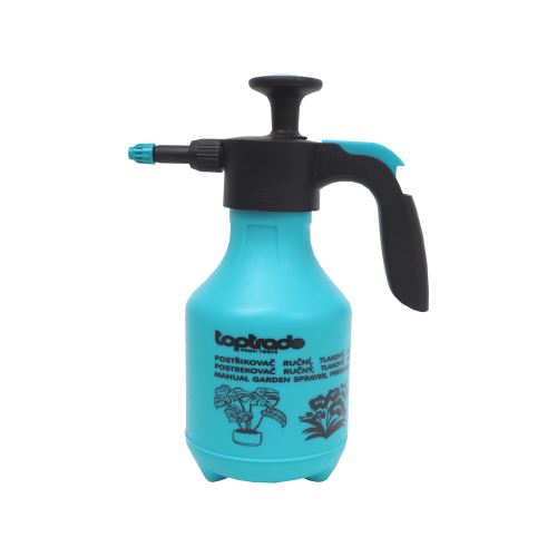 TOPTRADE plastic sprayer, manual, pressure, profi, 1.5 l
