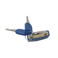 TOPTRADE padlock, blue, 30 mm (4)