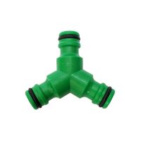 connector, plastic, intermediate piece, 3 outlets,  1/2´´