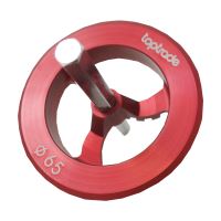 TOPTRADE ALU cutter, for polystyrene, cotton wool, dia. 65 mm (7)