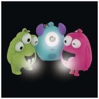 LED plastic lamp, Monsters pendant, with sound, LR54 power supply 3x 1.5 V (6)