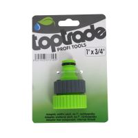 TOPTRADE two-component adapter, internal thread, for 1", quick coupling 3/4" x 1" (2)