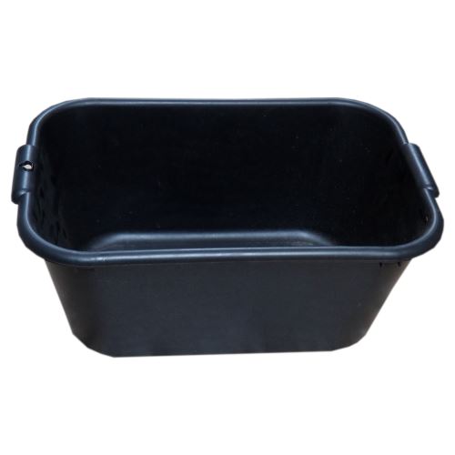 TOPTRADE construction tub, rectangular, plastic, extra strong, 55 l