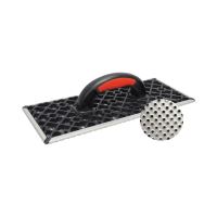 TOPTRADE grater on polystyrene, PROFESSIONAL, on perforated plastic ,270 x 130 mm