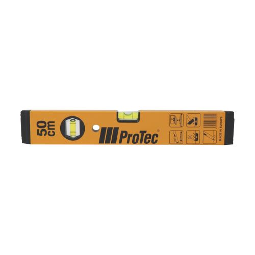 ProTec spirit level, 2 vials, 500mm