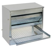 automatic galvanized step on feeder, for poultry, 10 kg